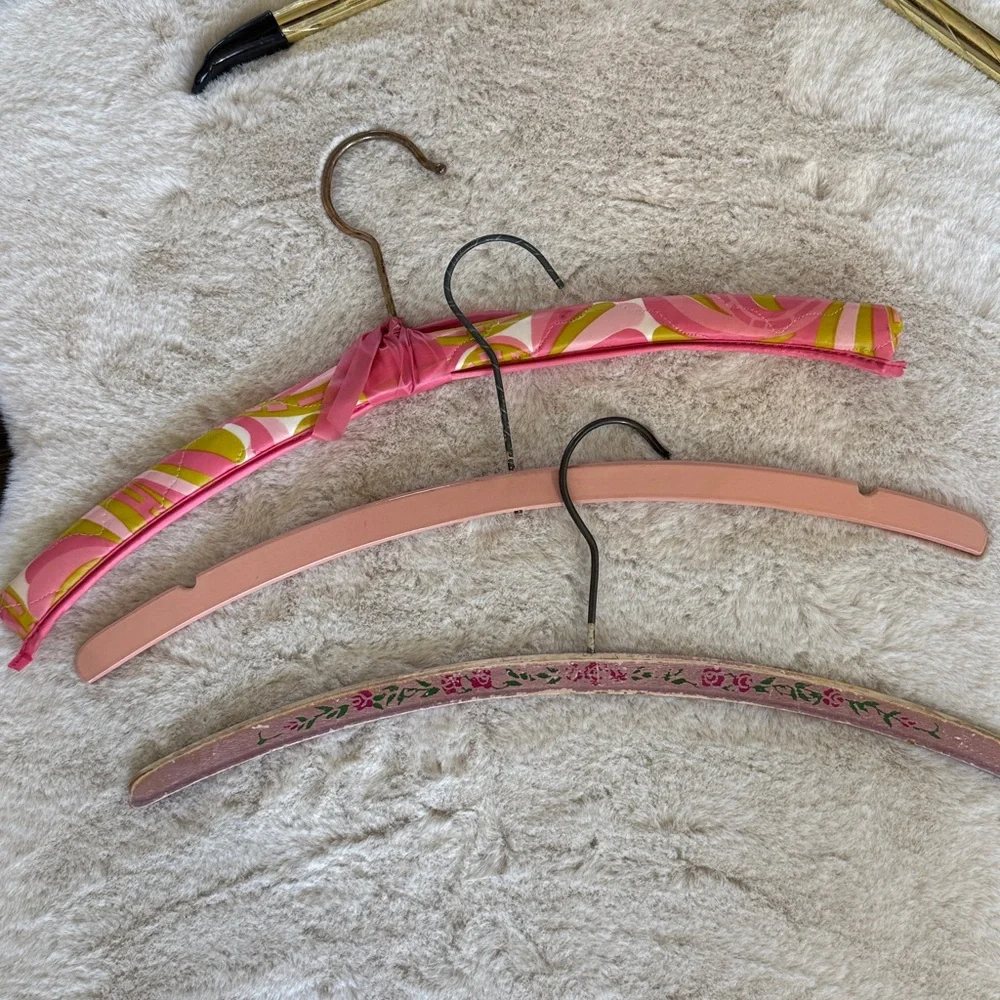 Vintage Wooden Hangers Lot of 10 - Central Park New York